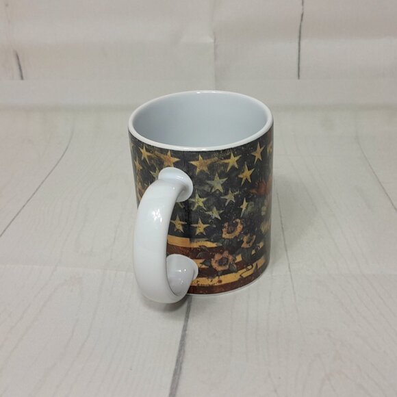 Land And Wise Mug Coffee Cup 2003 Above The Fruited Plain SW#39 Susan Winget Art - Picture 4 of 10